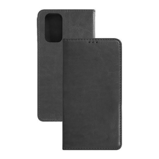 Capa Flip de Couro com Bolso Interno para Oppo A74 Preto